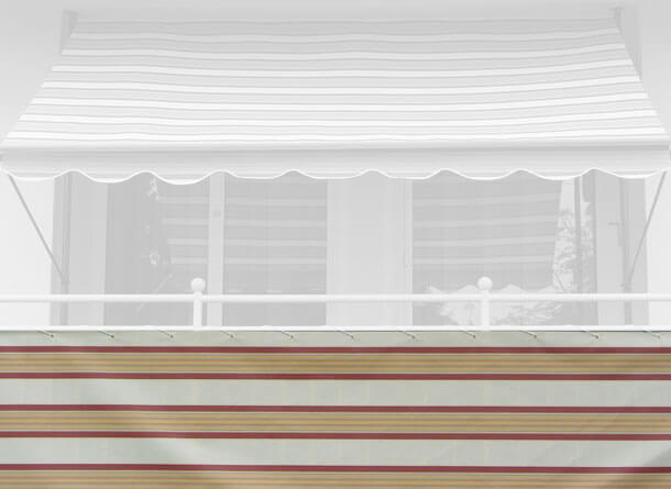 Telo balcone 75 cm No. 8600