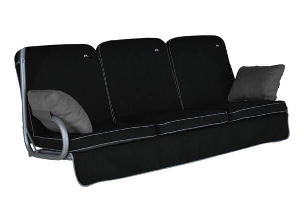 Cuscini per dondolo Comfort Style nero