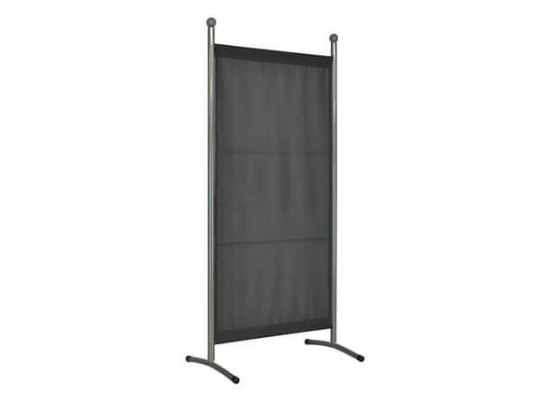 Divisorio piccolo (178 x 82 cm) champagne, telo Primetex antracite