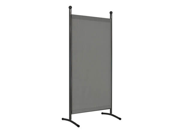 Divisorio piccolo (178 x 82 cm) grigio, telo Primetex champagne