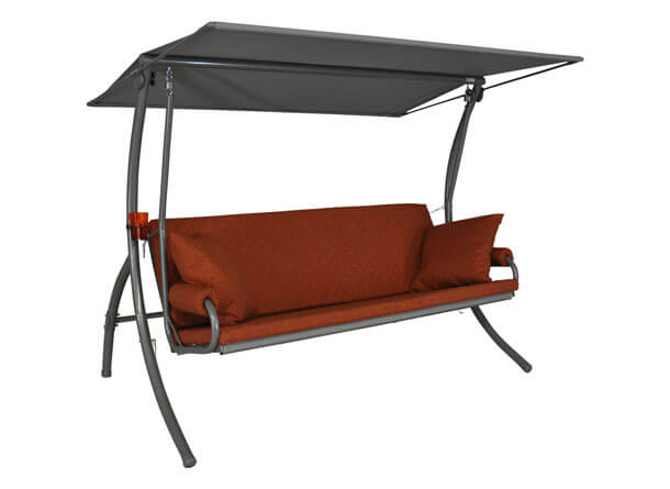 Dondolo Elegance Joy beige (3 posti) Design Joy terra