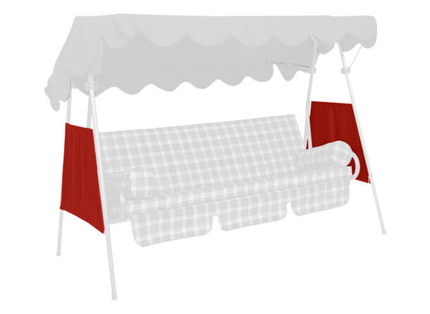 Parte laterale Swingtex corallo