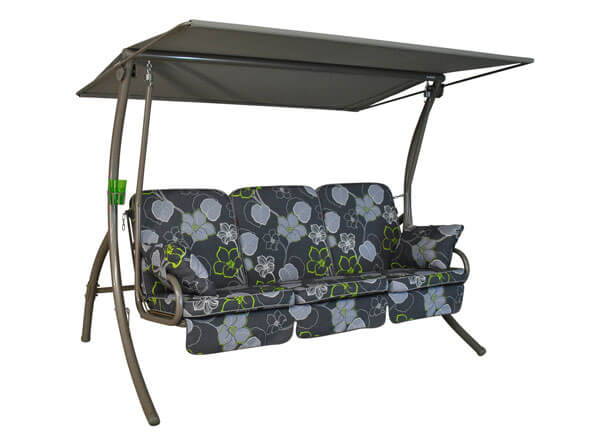 Dondolo Comfort Premium Merano grigio