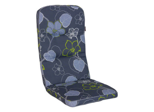 Cuscino sedia con schienale alto Exklusiv Merano grigio