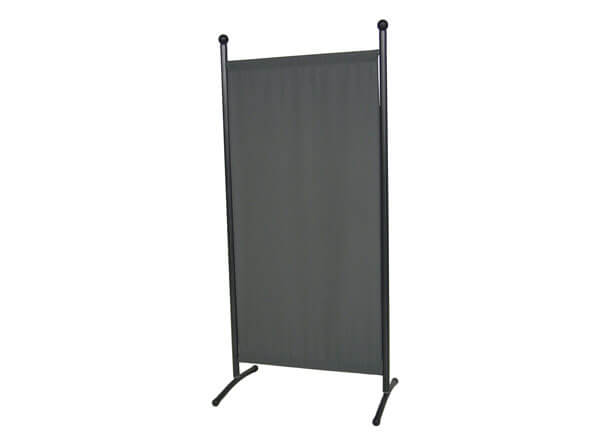 Divisorio piccolo (178 x 82 cm) grigio, telo antracite