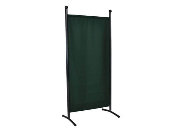 Divisorio piccolo (178 x 82 cm) grigio, telo verde