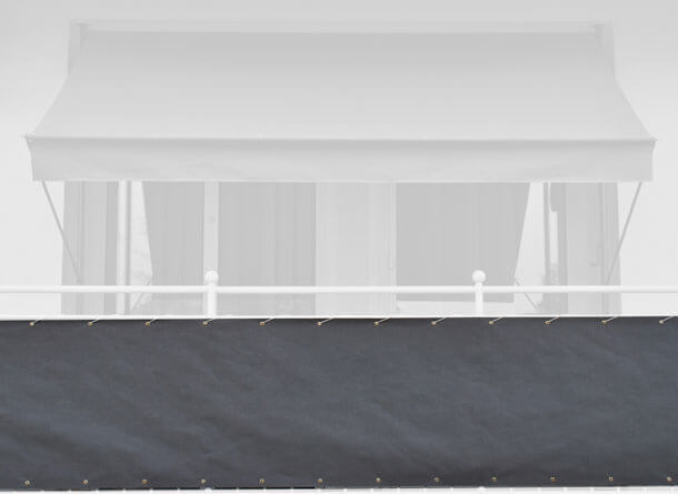 Telo balcone 90 cm Style antracite