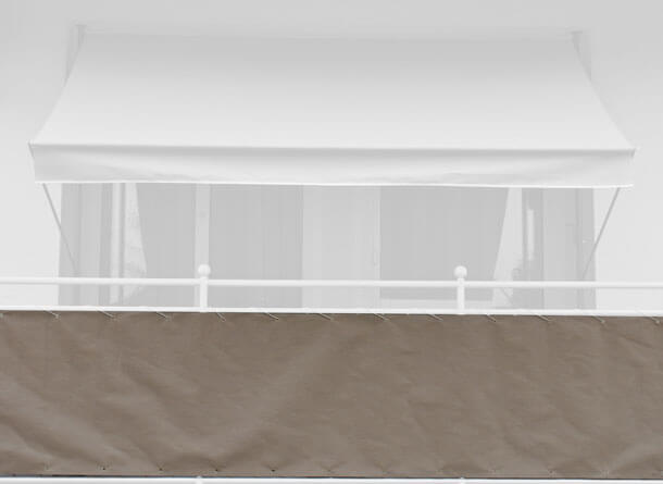 Telo balcone 75 cm Style fango