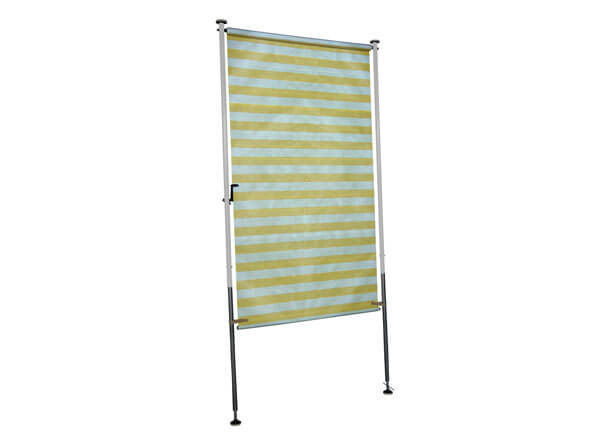 Tenda da sole per il lato giallo-bianco