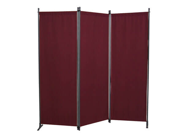 paravento 3 pezzi Swingtex bordò
