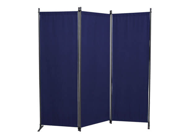 paravento 4 pezzi Swingtex blu