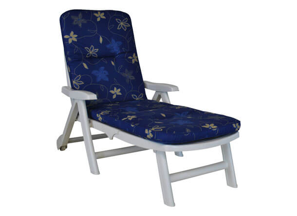 Cuscino lettino Exklusiv Corfù blu