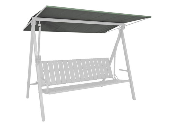 Tetto per dondolo 210 x 145 cm Draltex verde