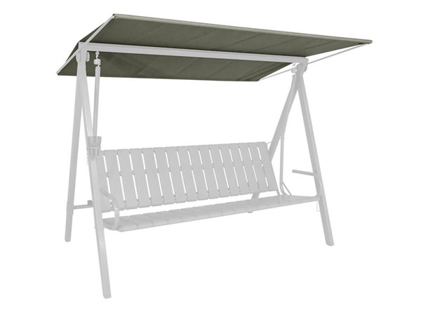 Tetto per dondolo 210 x 145 cm Draltex fango
