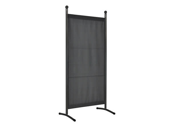 Divisorio piccolo (178 x 82 cm) grigio, telo Primetex antracite