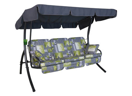 Dondolo Comfort Bambù grigio