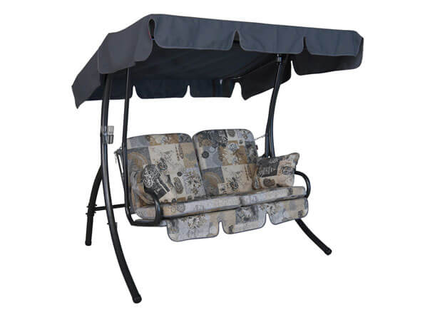 Dondolo 2 posti Comfort Neuburg grigio