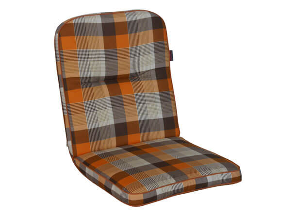 Cuscino sedia con schienale basso Exklusiv Glasgow terra