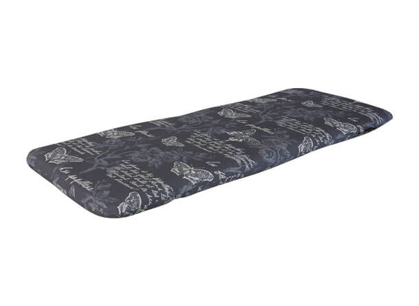 Cuscino banca 120 cm Farfalla grigio Cuscino banca 120 cm Farfalla grigio