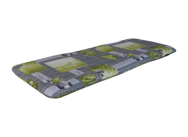 Cuscino banca 150 cm Bambù grigio