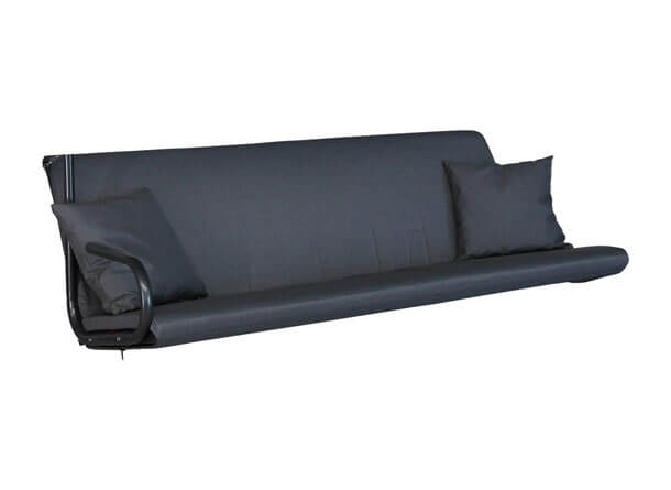 Cuscini per dondolo Elegance Zip antracite