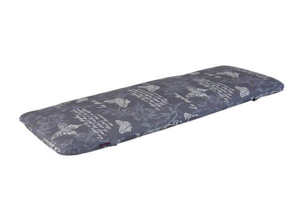 Cuscino banca 180 cm Farfalla grigio