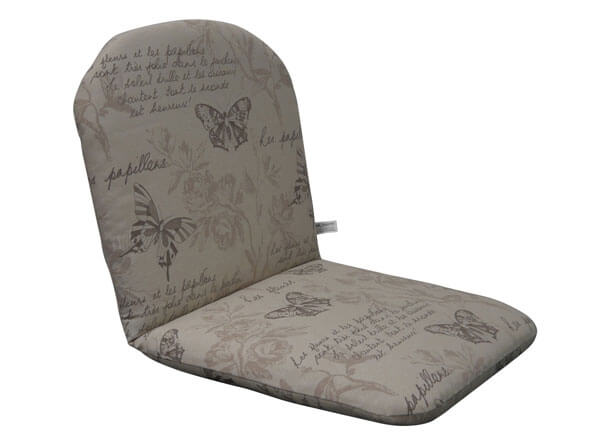Cuscino sedia Farfalla beige