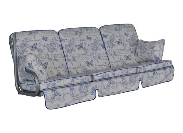 Cuscini per dondolo Comfort Farfalla blu