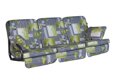 Cuscini per dondolo Comfort Bambù grigio