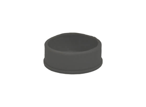 Cappuccio per asta colmo con tubo rondo (set di 2)