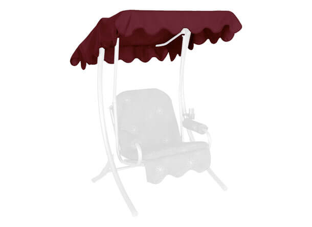 Tetto per dondolo 100 x 145 cm Swingtex bordò