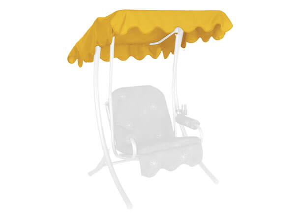 Tetto per dondolo 100 x 145 cm Swingtex giallo
