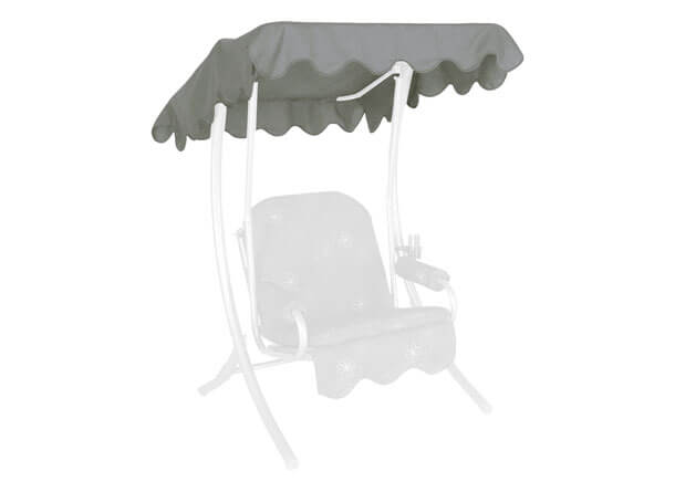 Tetto per dondolo 100 x 145 cm Swingtex grigio chiaro