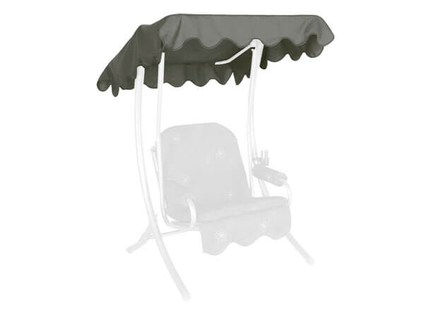 Tetto per dondolo 100 x 145 cm Swingtex grigio scuro