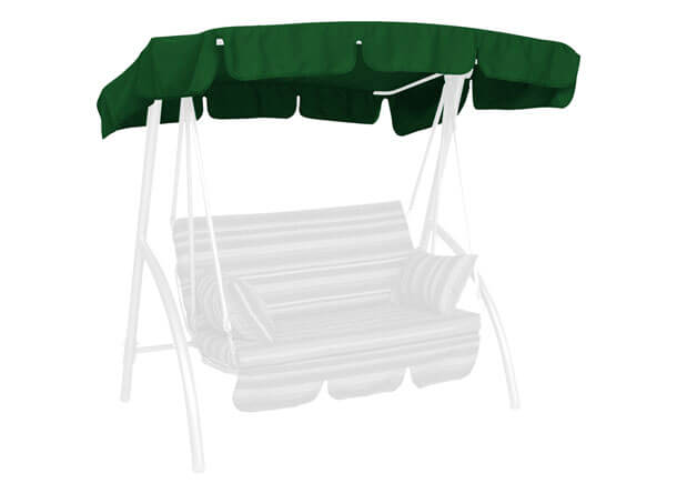 Tetto per dondolo 160 x 145 cm Swingtex verde