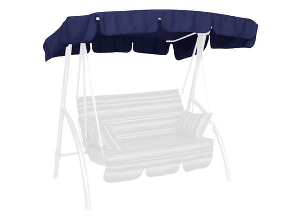 Tetto per dondolo 160 x 145 cm Swingtex blu