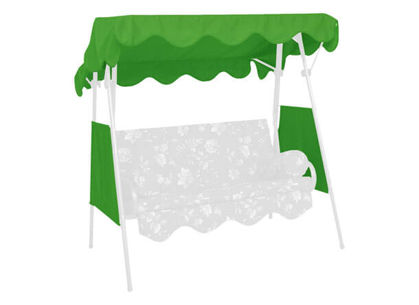 Tetto per dondolo 150 x 120 cm Swingtex verde chiaro