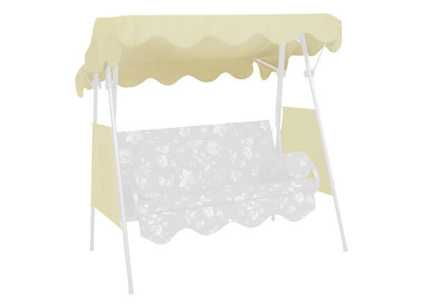 Tetto per dondolo 150 x 120 cm Swingtex beige
