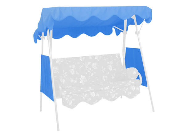 Tetto per dondolo 150 x 120 cm Swingtex blu chiaro