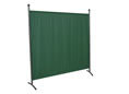 Divisorio grande (178 x 178 cm) grigio, telo verde