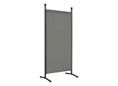 Divisorio piccolo (178 x 82 cm) grigio, telo Primetex champagne
