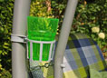 Porta bevande per dondolo champagne bicchiere verde