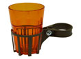 Porta bevande per dondolo mocca bicchiere arancio
