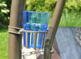 Porta bevande per dondolo mocca bicchiere blu