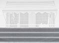 Telo balcone 90 cm No. 2800