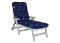 Cuscino lettino Exklusiv Corfù blu