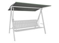 Tetto per dondolo 210 x 145 cm Draltex verde