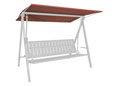 Tetto per dondolo 210 x 145 cm Draltex terra