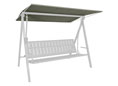 Tetto per dondolo 210 x 145 cm Draltex fango
