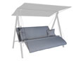 Cuscini per dondolo Relax Zip granito